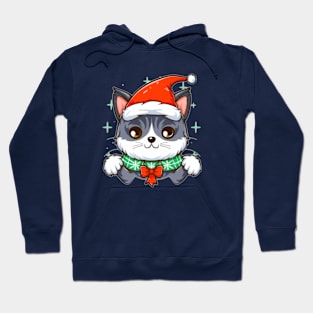 Christmas Cat Hoodie